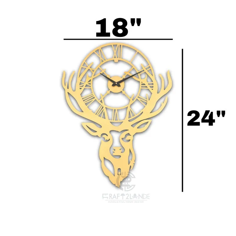 Moment Silent Wall Clock - Gold media 8