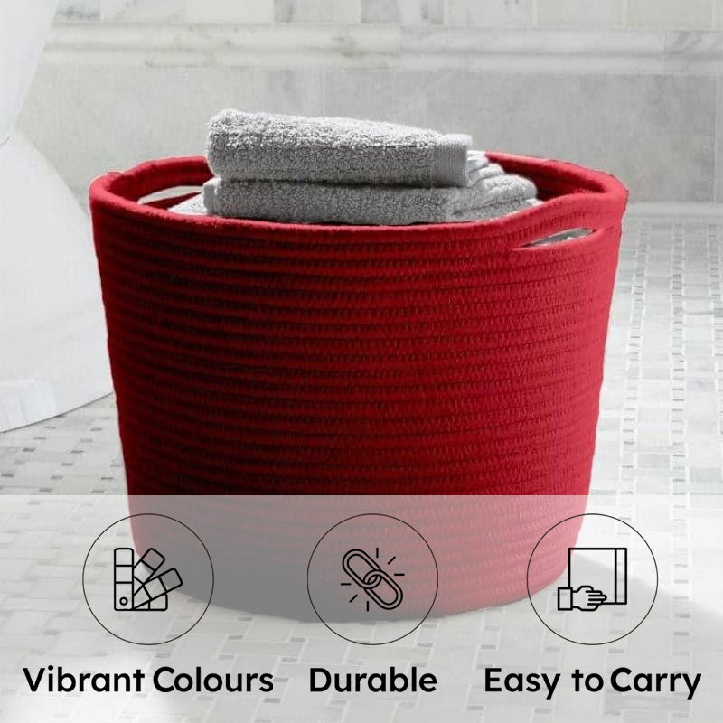 Lyricia Laundry Basket - Red media 6