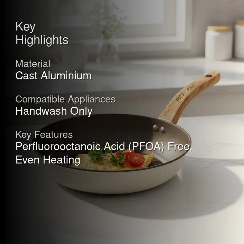 Rioware StoneFlip Non-Stick Cast Aluminium Frying Pan - 1800 ML media 2