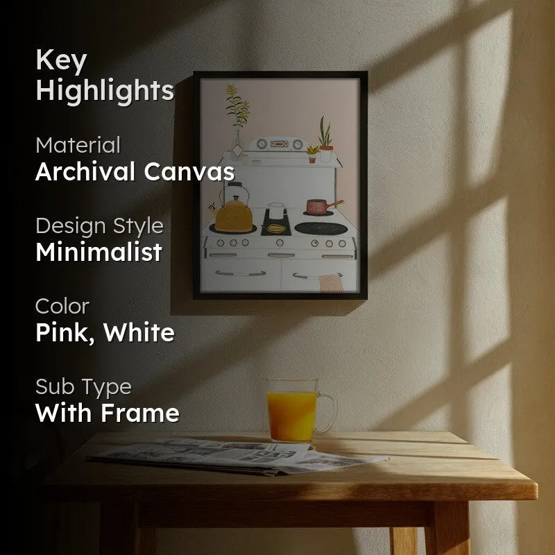 Caf Noir Archival Canvas Wall Art - Black media 2