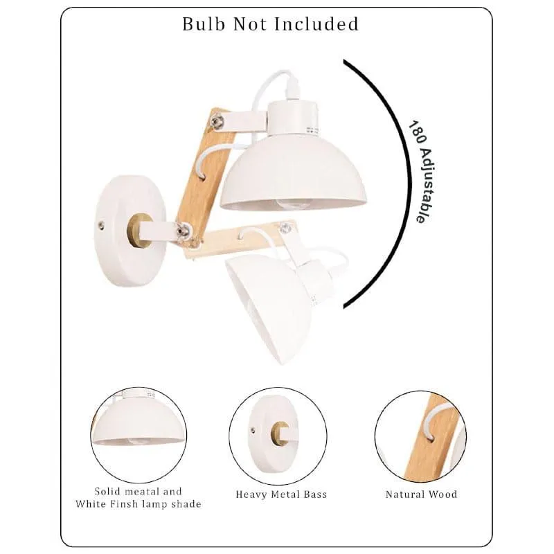 Mazor Metal Wall Lamp - White media 5