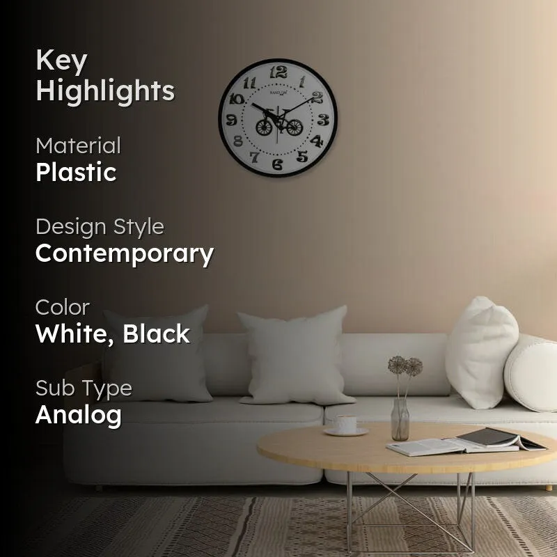 Cycle Gleam Wall Clock media 2