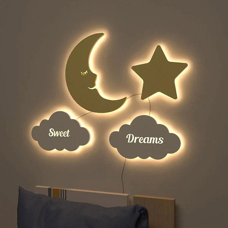 Sweet Dreams LED Stripe MDF Wall Lamp media 4