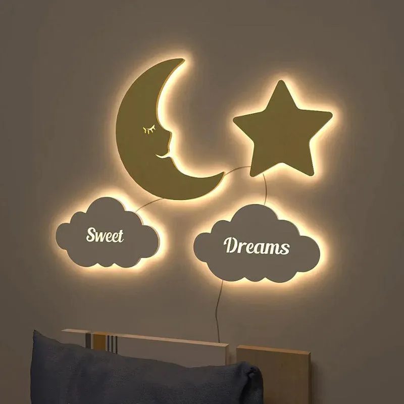Sweet Dreams LED Stripe MDF Wall Lamp media 4