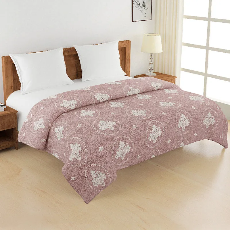 Swayam Zafirah Cotton Comforter (Purple) - 150 GSM media 1