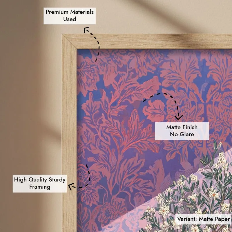 Arbor Radiance Canvas Wall Painting - Brown Frame media 7