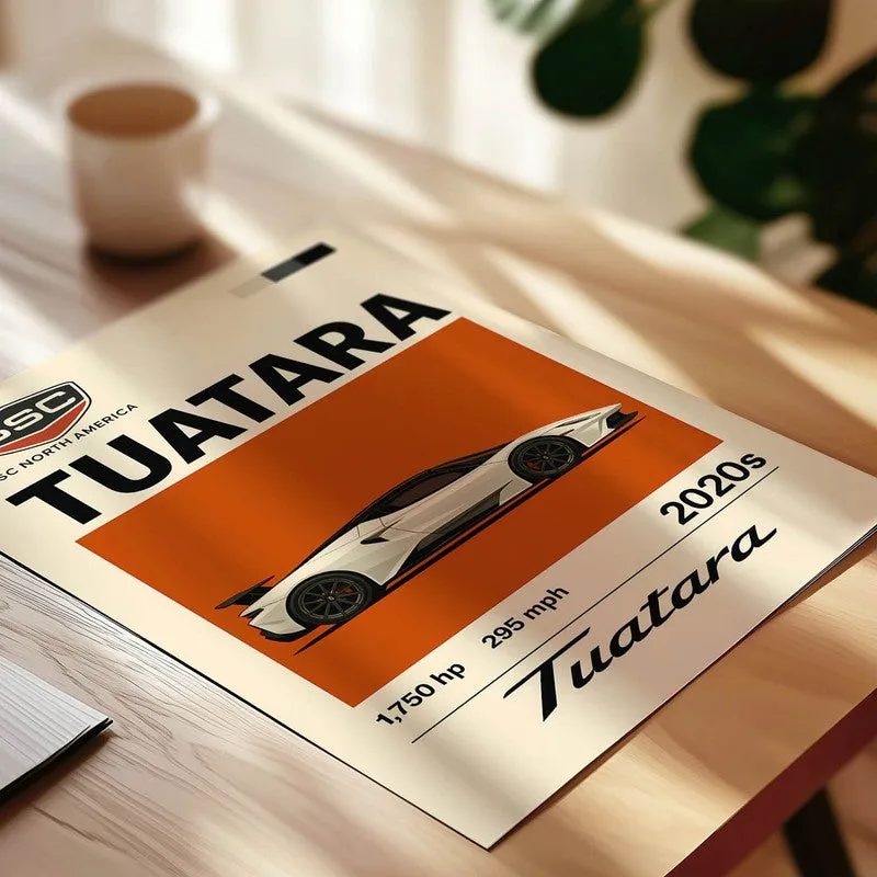 Tuatara Speedster Wall Poster media 4