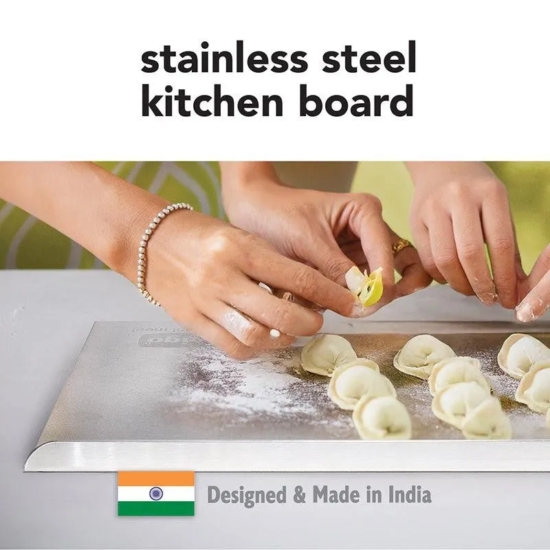 Premium Stainless Steel Chopping Board for Kitchen media 8