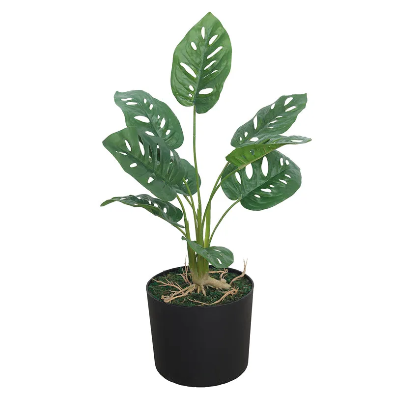 Vivid Verdancy Artificial Plant With Black Plastic Pot media 3