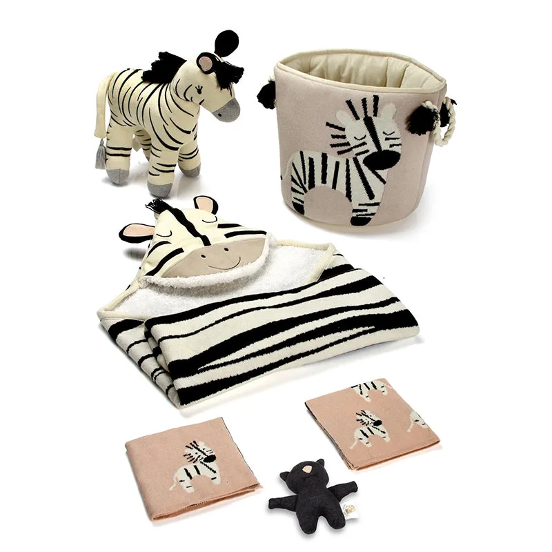 Zebra Steps Baby Gift Set - Five Piece Set media 3