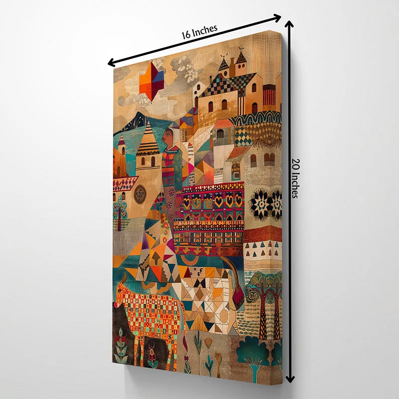Vibrant Cities Canvas Wall Painting media 6