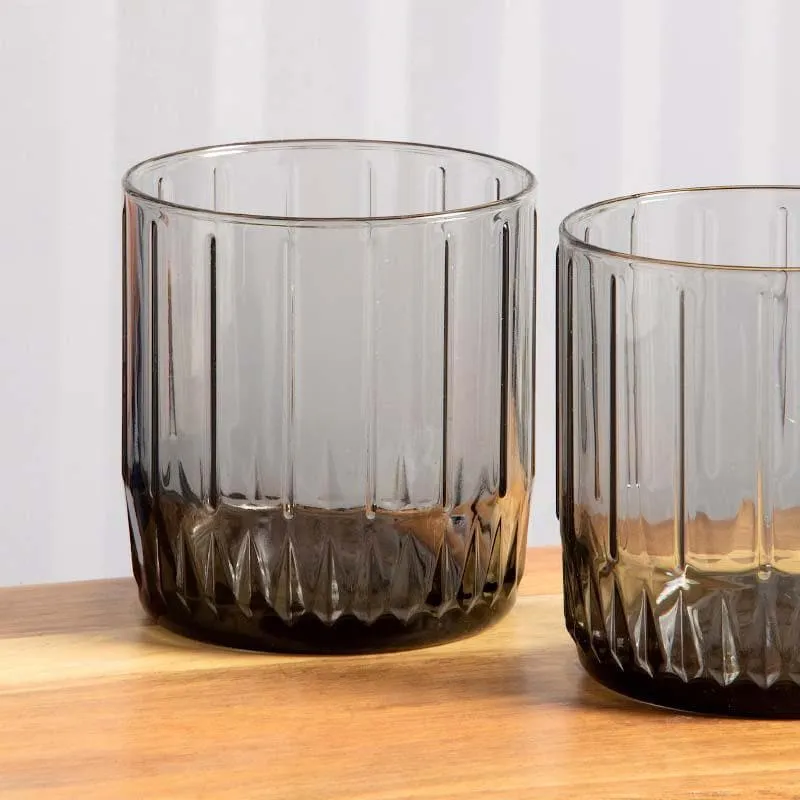 Pasabahce Friscot Black Glass Tumbler (265 ML) - Set Of Six media 3