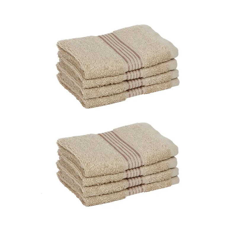Bodil Face Towel (Beige) - Set Of Eight media 4