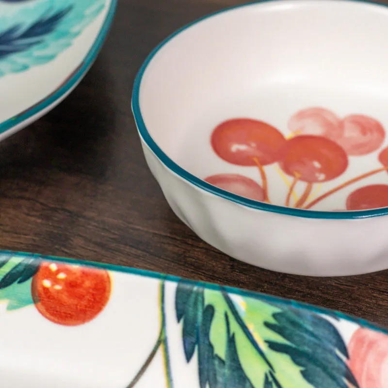Mini Bloom Porcelain Platter - Four Piece Set - 4