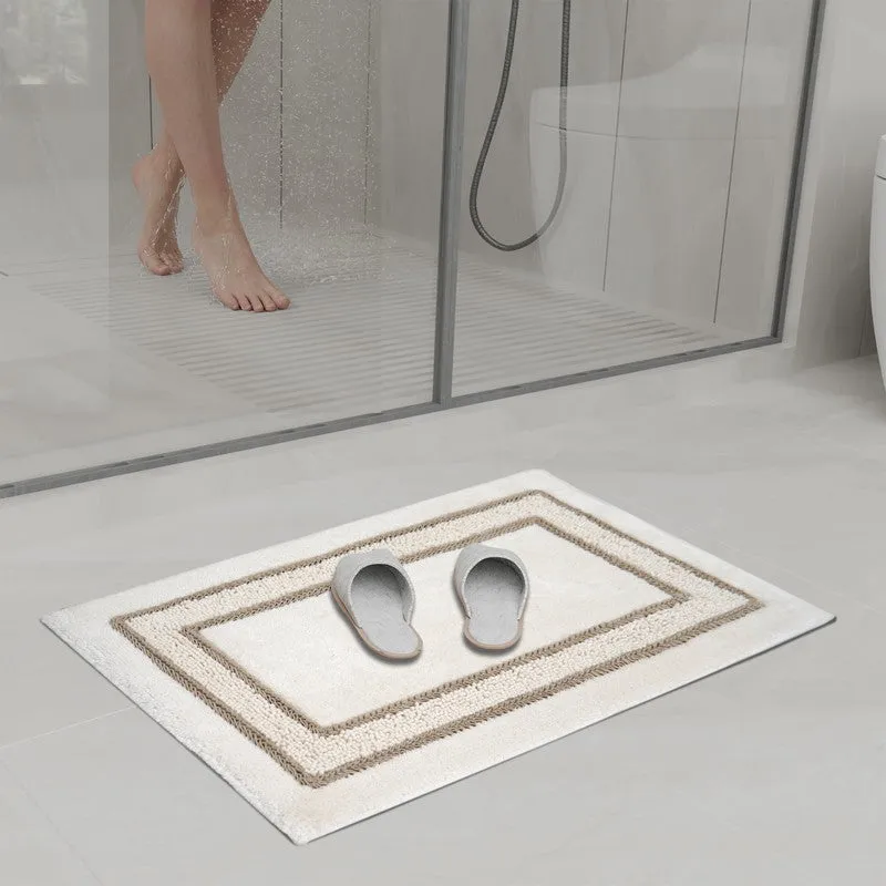 SpaStep Cotton Bath Mat - Ivory media 3