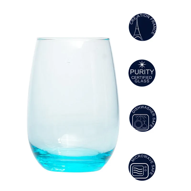 Luminarc Maine Glass (370 mL/Blue) - Set Of Six media 5