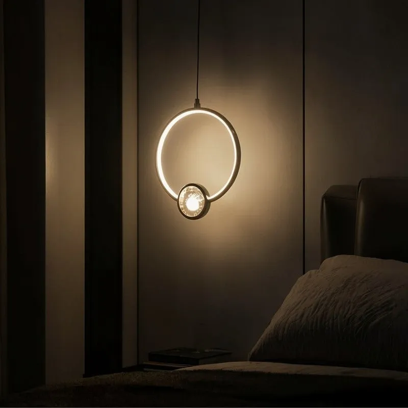 Hailera Iron Ceiling Lamp (Silver) - Round media 4