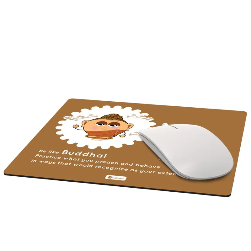 Whimsy Cute Buddha Mouse Pad media 3
