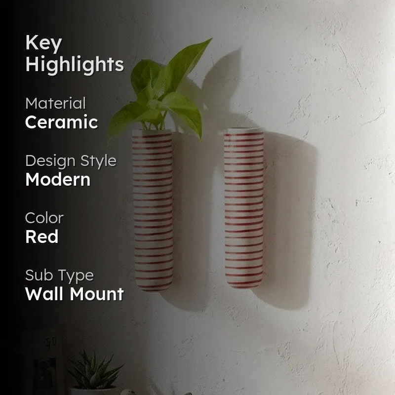 Auralis Pots & Planters (Red) - Set Of Two media 2