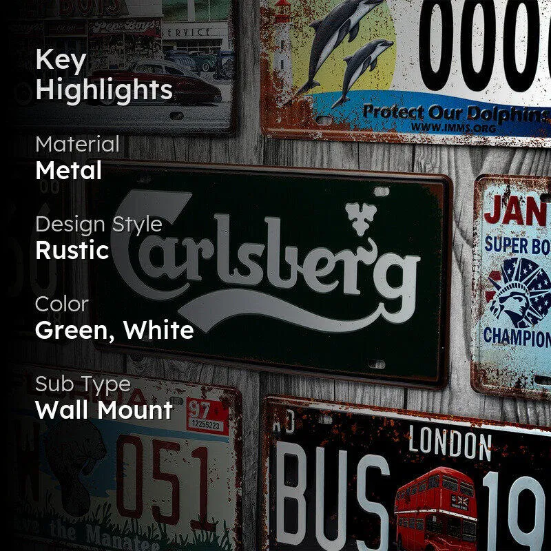 Carlsberg Metal Wall Accent media 2