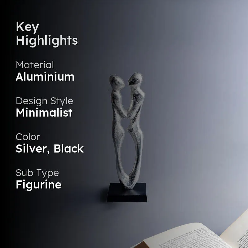 Sweethearts Showpiece - Silver & Black media 2