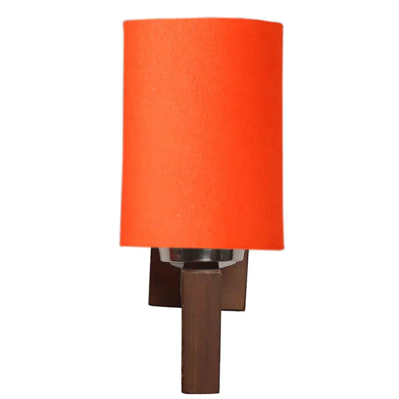 Sienna Cylindrical Wooden Wall Lamp media 6