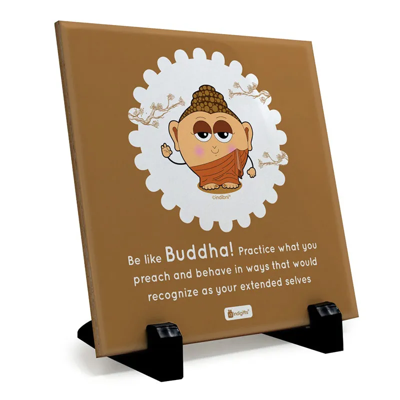 Whimsy Cute Buddha Motivational Showpiece media 3