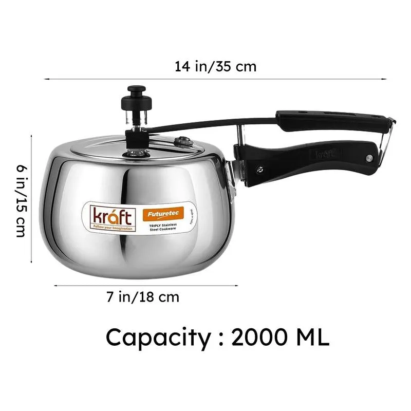 Kraft Power Steam Pressure Cooker - 2000 mL media 13