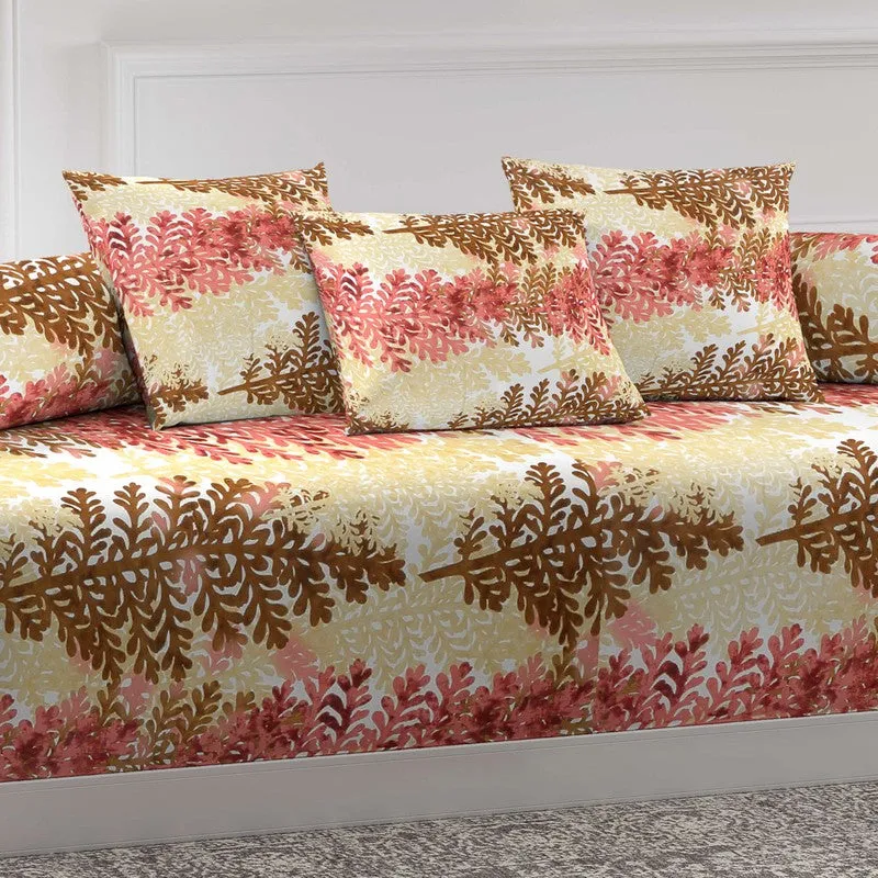 Coralyn Printed Diwan Set - Six Piece Set media 4