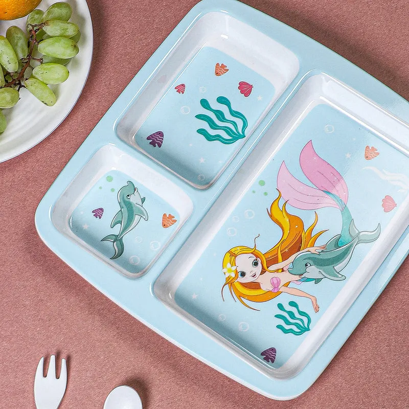 Mermaid Muse Kids Dinner Plate media 3