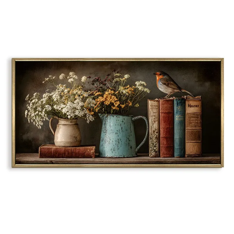 Timeless Perch Canvas Wall Painting With Frame media 3