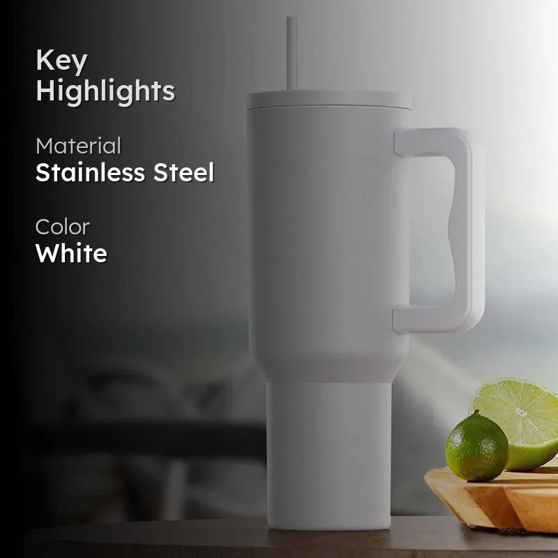 Hydra Boost Stainless Steel Tumbler (1200 ML) - White media 2