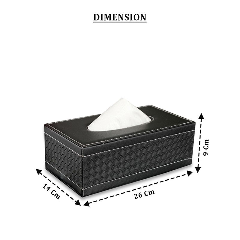 AarviDecor Evara Faux Leather Tissue Holder media 7