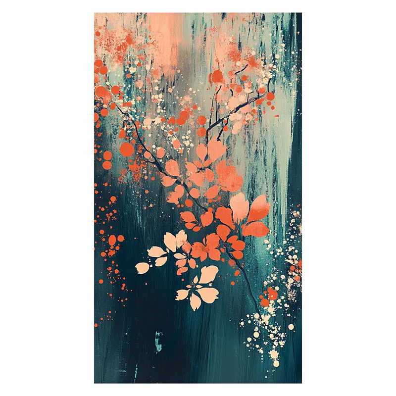 Mythical Gardens Canvas Wall Painting - Set Of Two media 3