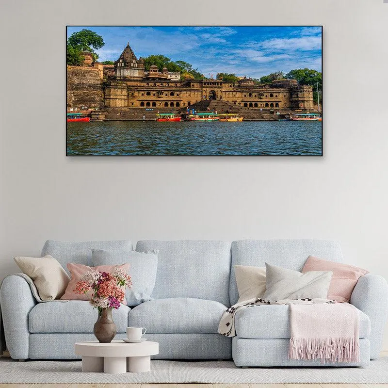 The Great Ayodhya Wall Painting With Frame media 3