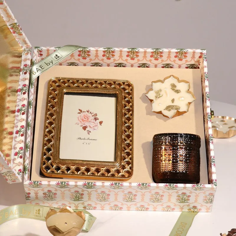 Auric Frame Diwali Hamper - Three Piece Set media 3