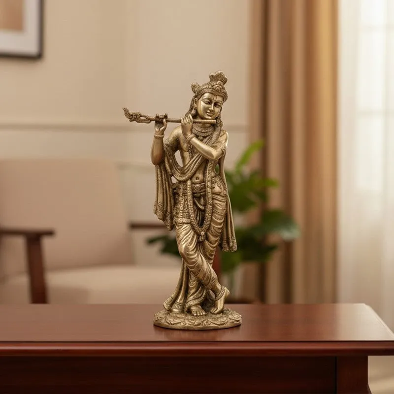 Kanha Raas Brass Idol media 1