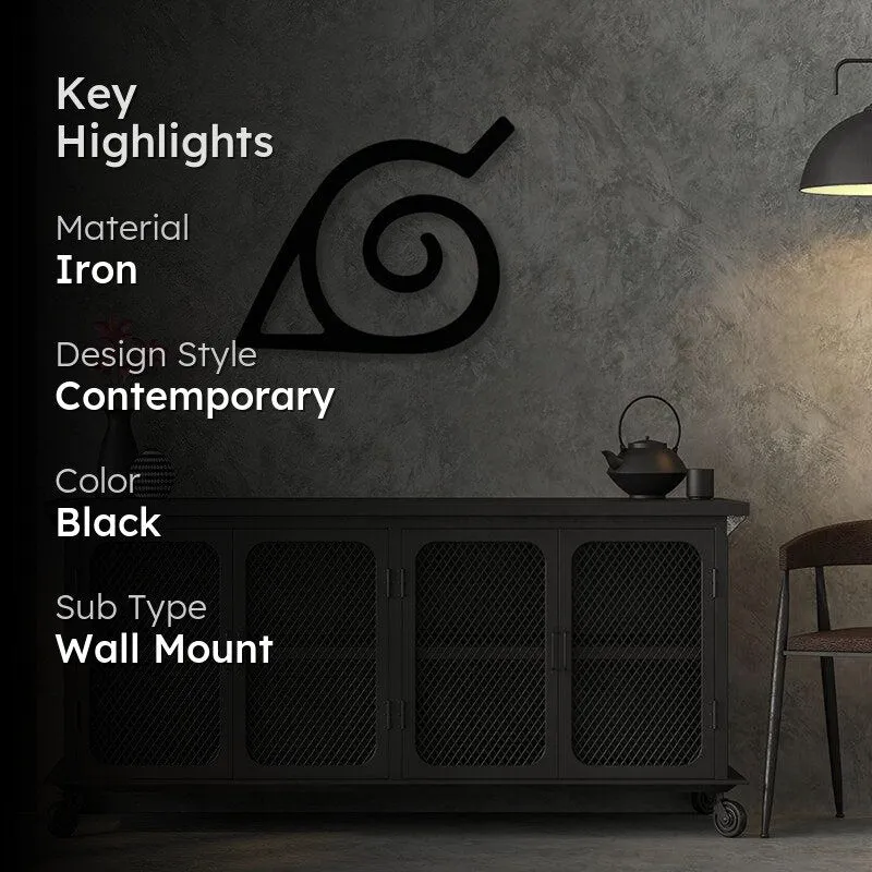 Naruto Black Iron Wall Accent media 2