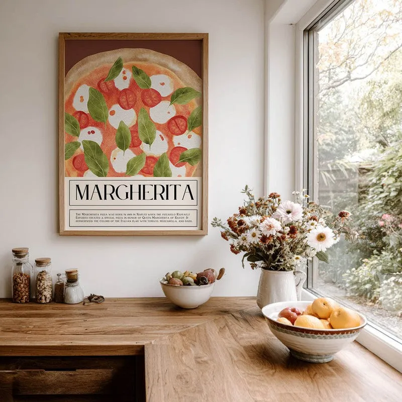 MargheritaPoster Archival Canvas Wall Art - Brown media 7