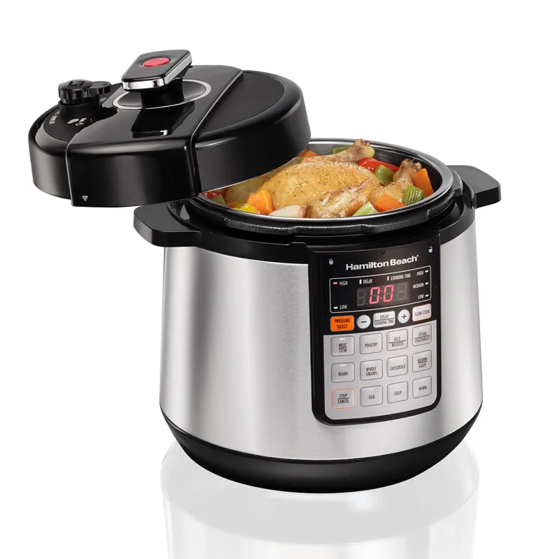 Hamilton Beach Electric Pressure Cooker - 5.7 L media 1