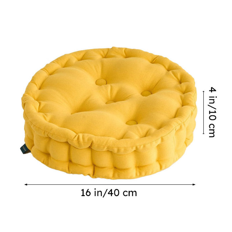 Aidan Floor Cushion (Mustard Yellow) - Set Of Four media 5