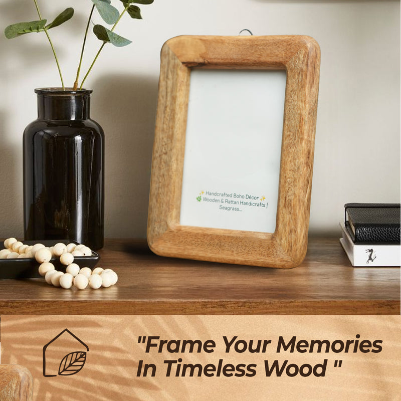 FrameShift Boho Wooden Photo Frame media 6