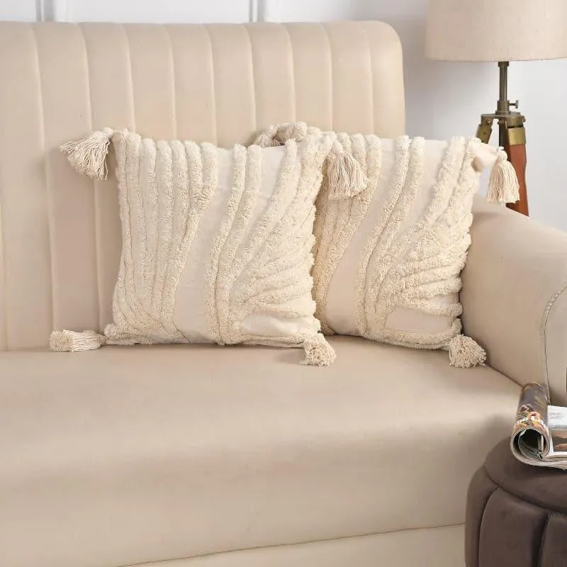 Lora Wavy Tufted Cushion Cover - Set Of Two media 2