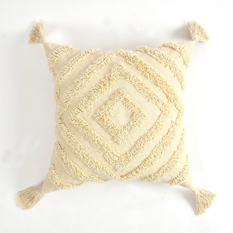 Kester Tufted Cushion Cover - White media 3