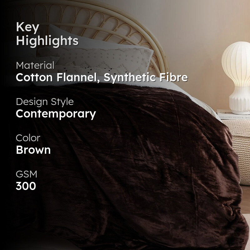 Casselle Reversible Blanket - Coffee Brown media 2