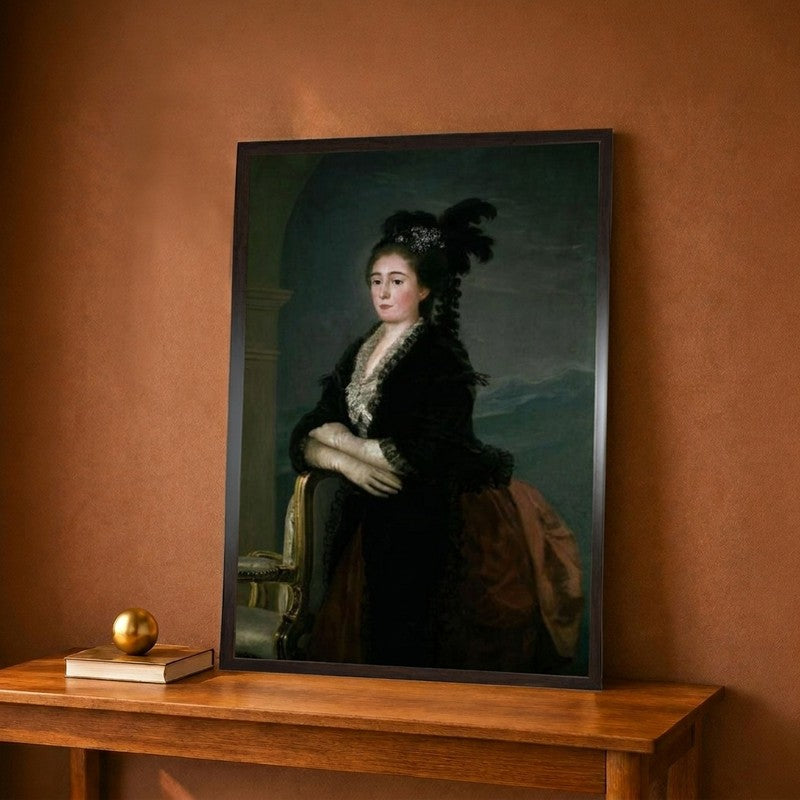 Mara Teresa de Vallabriga 1783 Canvas Wall Painting - 12 x 18 Inches