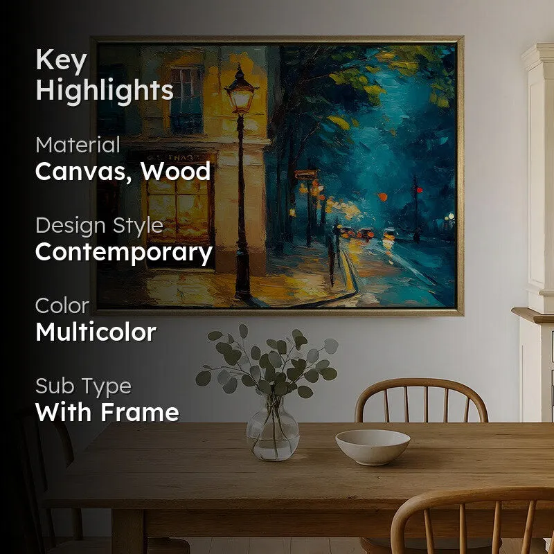 Rainora Canvas Wall Painting With Frame media 2