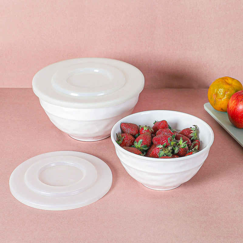 Maneva Serving Bowl (White) - Set Of Two