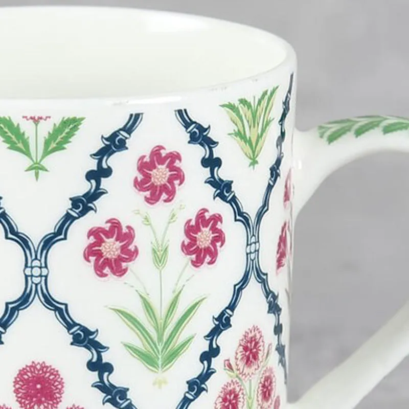 India Circus Floral Fusion Tea Cups (220 mL Each) - Set Of Six media 4