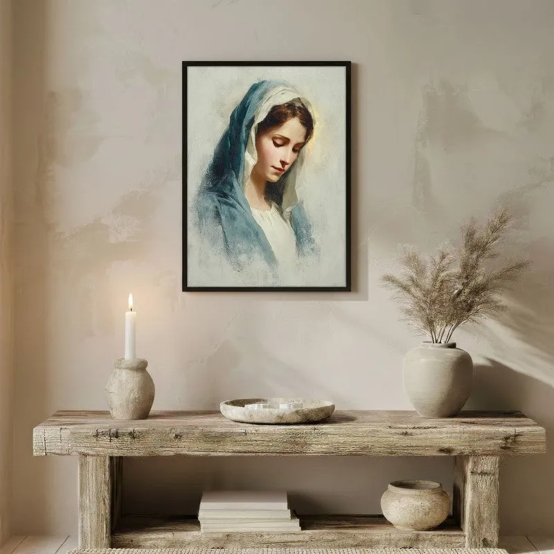 Whispers of Faith Archival Paper Wall Painting With Black Frame media 3